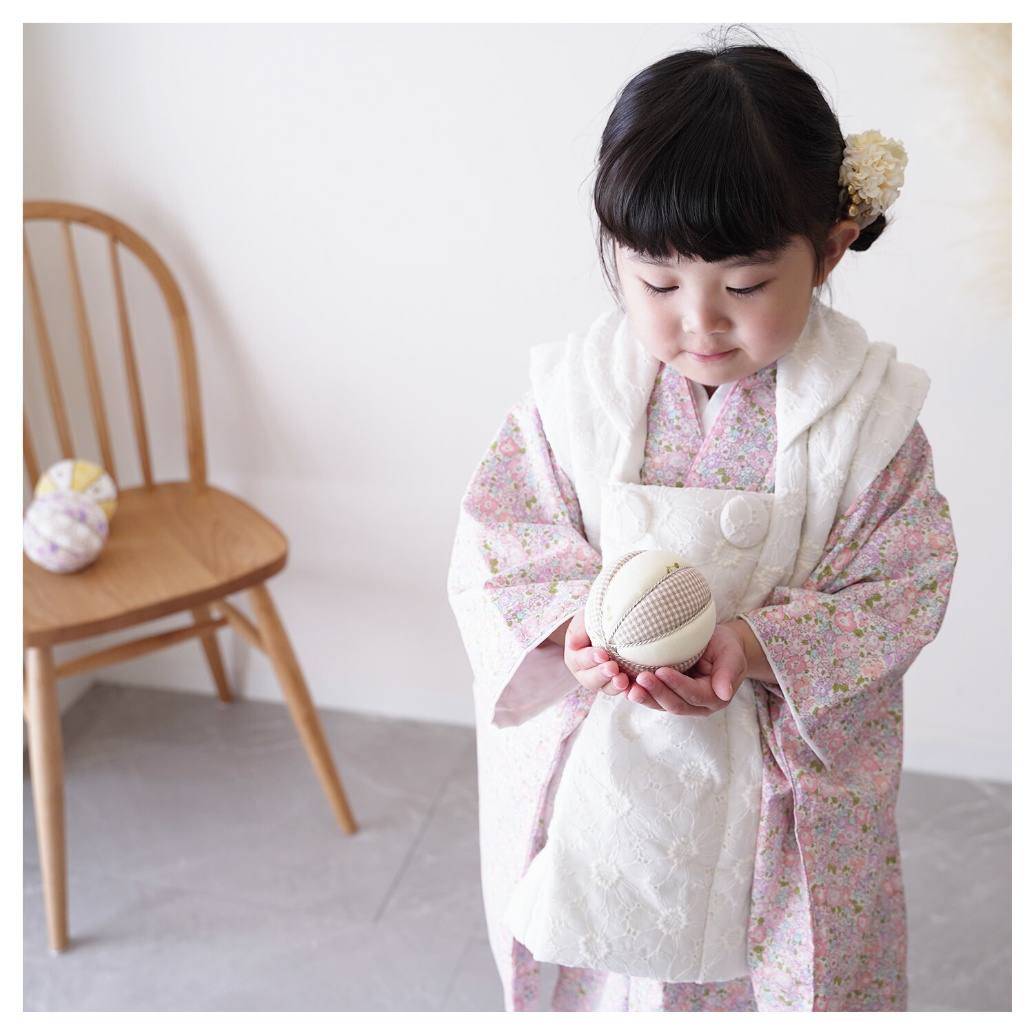 楽天市場】[数量限定再入荷] 七五三 着物 3歳 被布セット リバティ