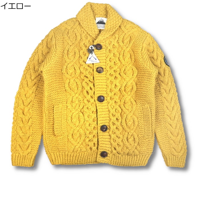 楽天市場】HIMALAYAN CLIMBER'S HAND-KNIT SHAWL COLLAR CARDIGAN