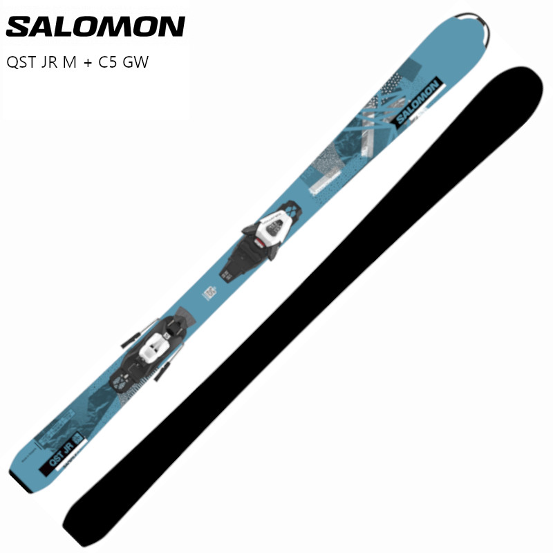 即乗り セット 120cm 靴24cm SALOMON 子供用スキーセット スキー板