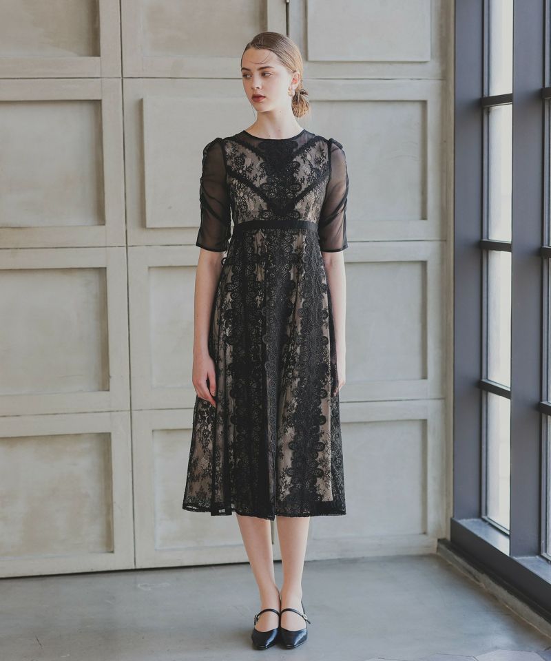 楽天市場】【公式】 ANDRESD アンドレスド 【 puff sleeve motif lace