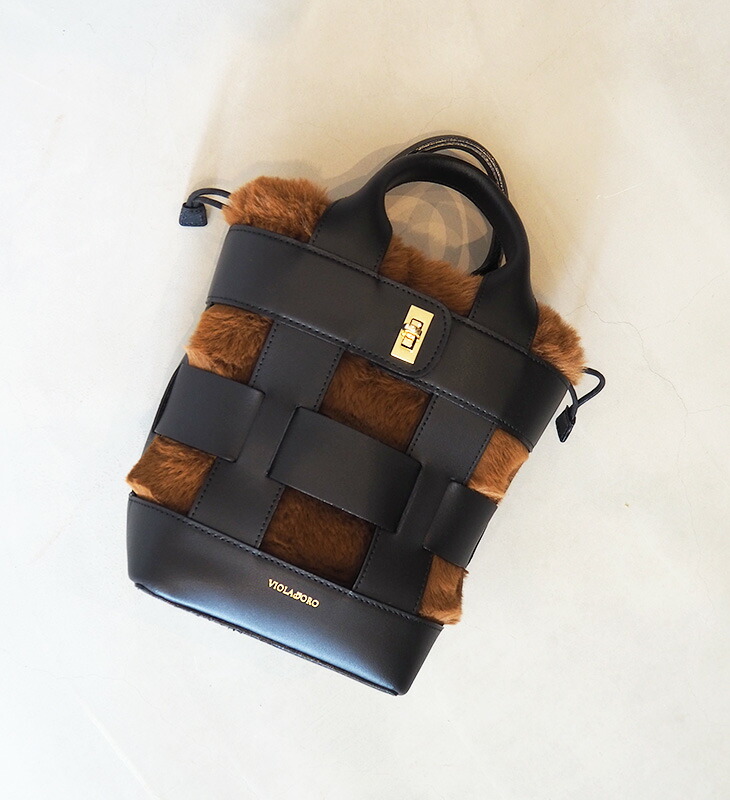 楽天市場】ポイント20倍！ VIOLAd'ORO ヴィオラドーロ エコファー巾着