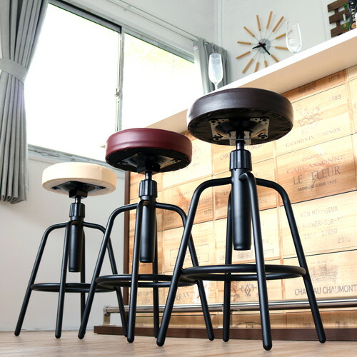 楽天市場】バースツール アンティーク カウンターチェア バーチェア