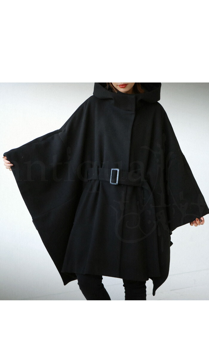 楽天市場】フード付き ポンチョコート ポンチョ レディース 送料無料