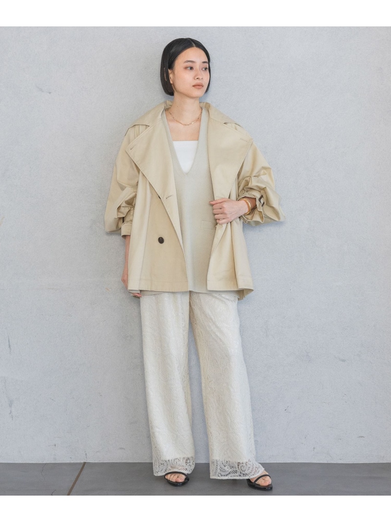 楽天市場】キャンディースリーブショートトレンチコート A part by