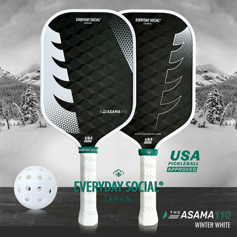 楽天市場】EVERYDAY SOCIAL ピックルボールパドル ASAMA 110-W Winter