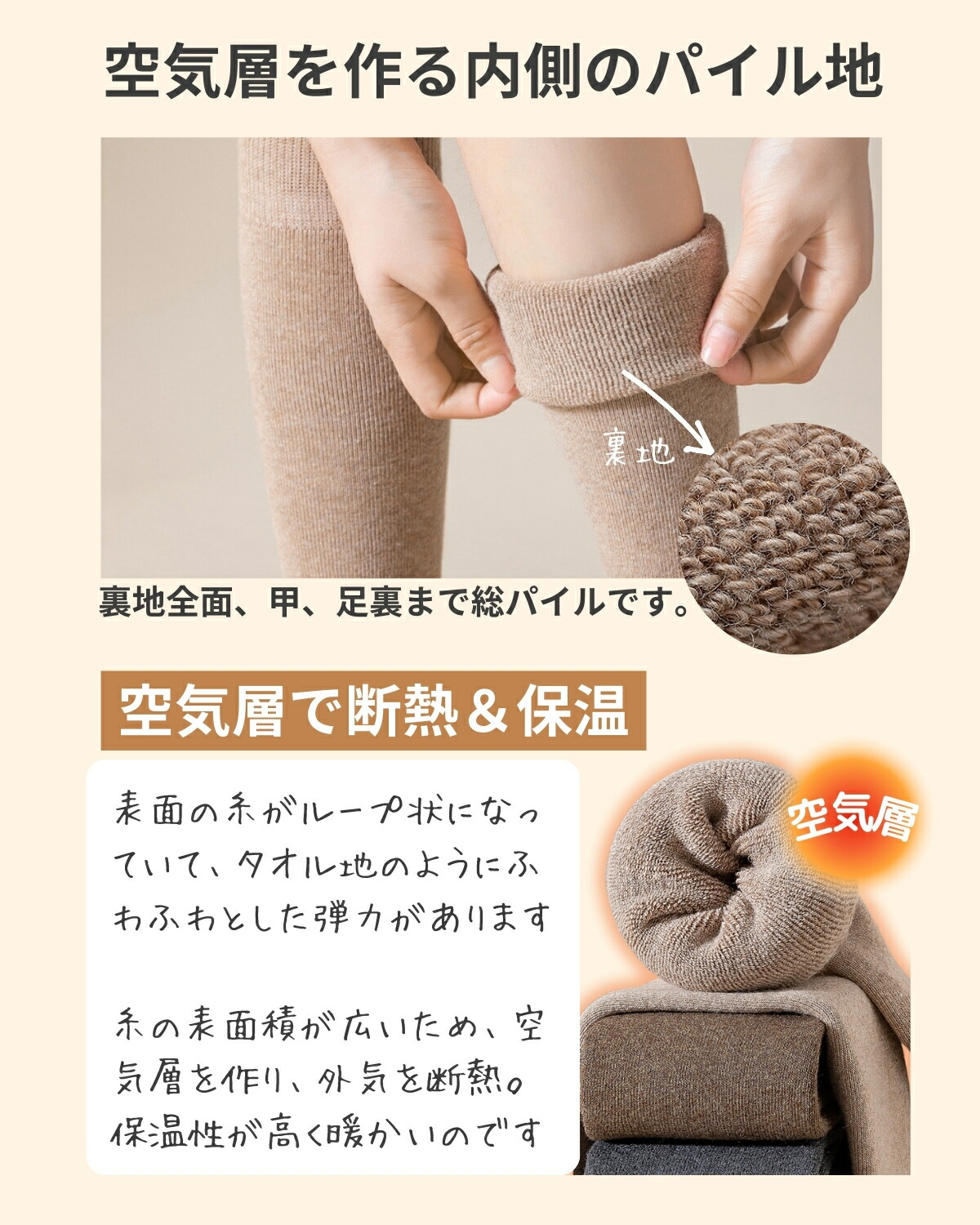 楽天市場】＼2380円→1999円 高密度綿 ／ 3足 セット レディース 温活