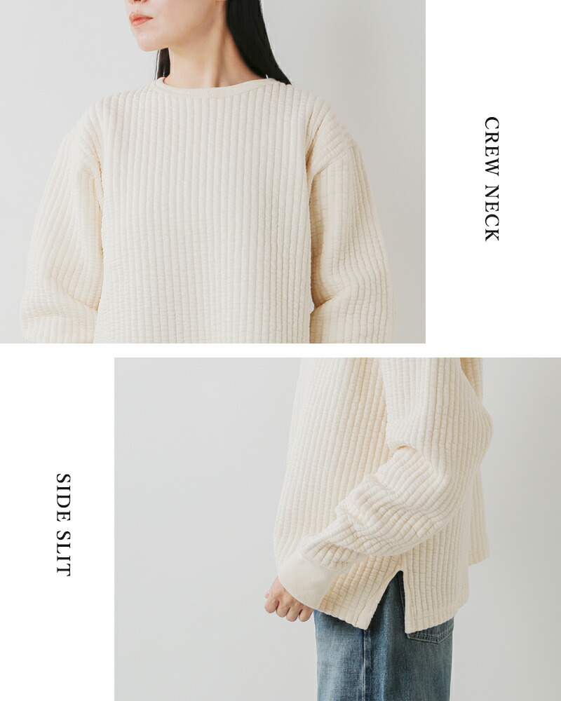 楽天市場】chimala チマラ ブリスター キルト クルーネック プル