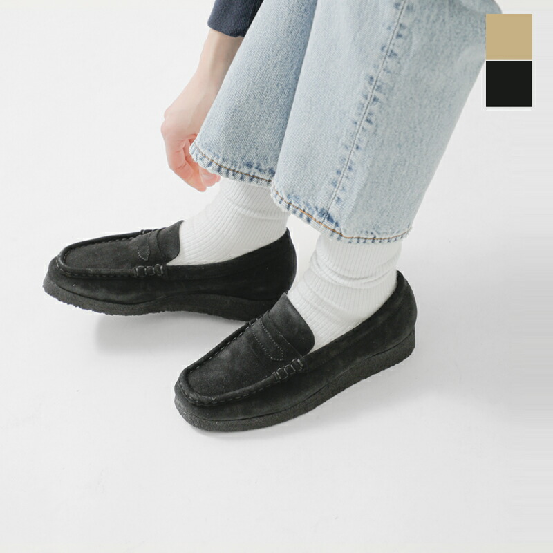 楽天市場】clarks クラークス スエード ワラビー ローファー wallabee