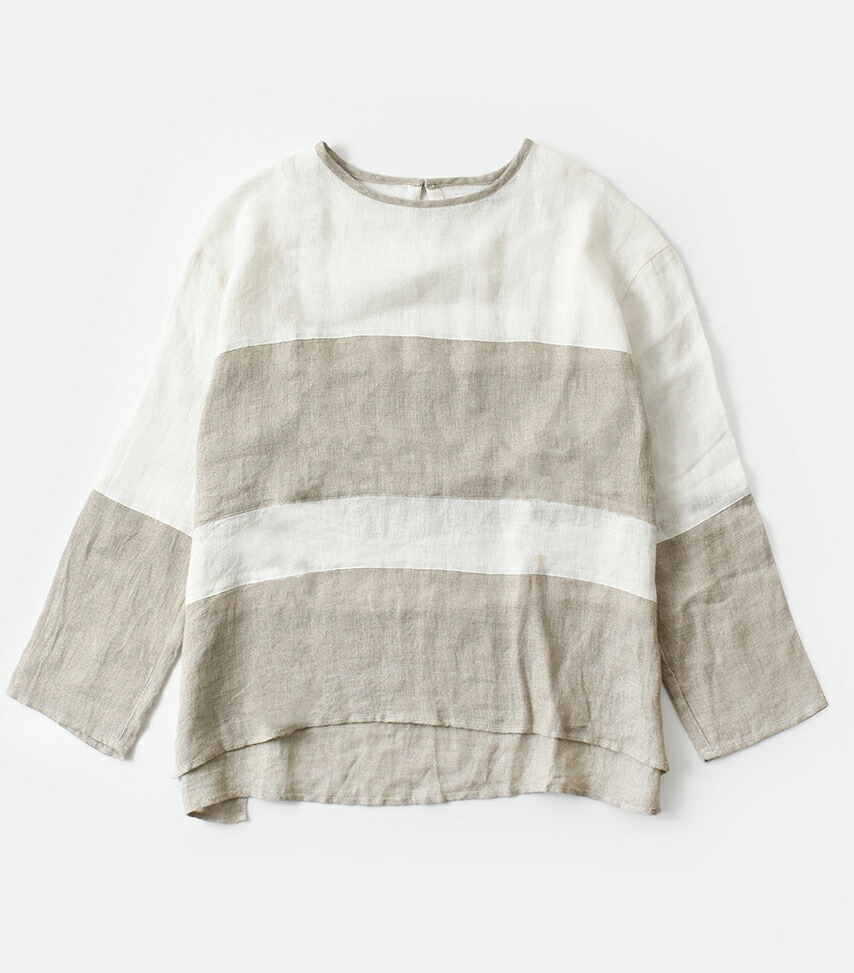 楽天市場】MANON マノン スイッチ ボーダー メッシュ リネン プル