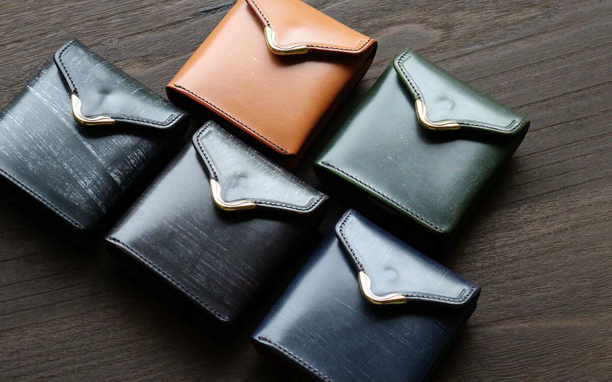 楽天市場】ミニ財布 二つ折り財布 池之端銀革店 Cramp(クランプ) UK