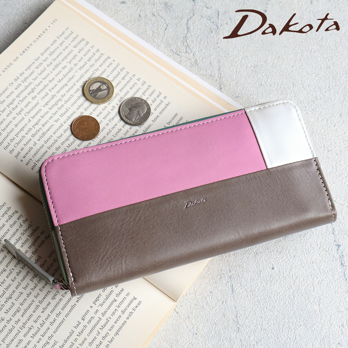 楽天市場】【限定】 ラウンドファスナー長財布 パッチワーク カラフル