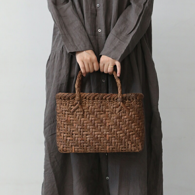 楽天市場】山葡萄かごバッグ 細網代 (中) YB-123 長野県の里山で採れた