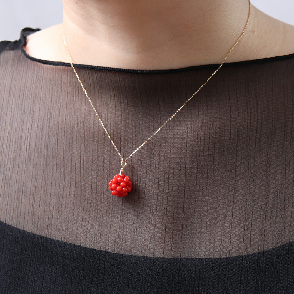 楽天市場】≪1年保証付き≫ 地中海産赤珊瑚あ・み・あ・みK18