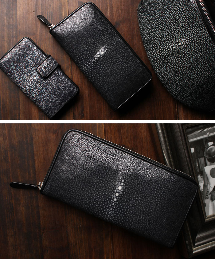 楽天市場】スティングレイ 財布 長財布 ラウンドファスナー 本革 エイ