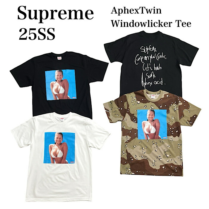 楽天市場】「新品」2025SS Week1 Supreme Aphex Twin Windowlicker Tee