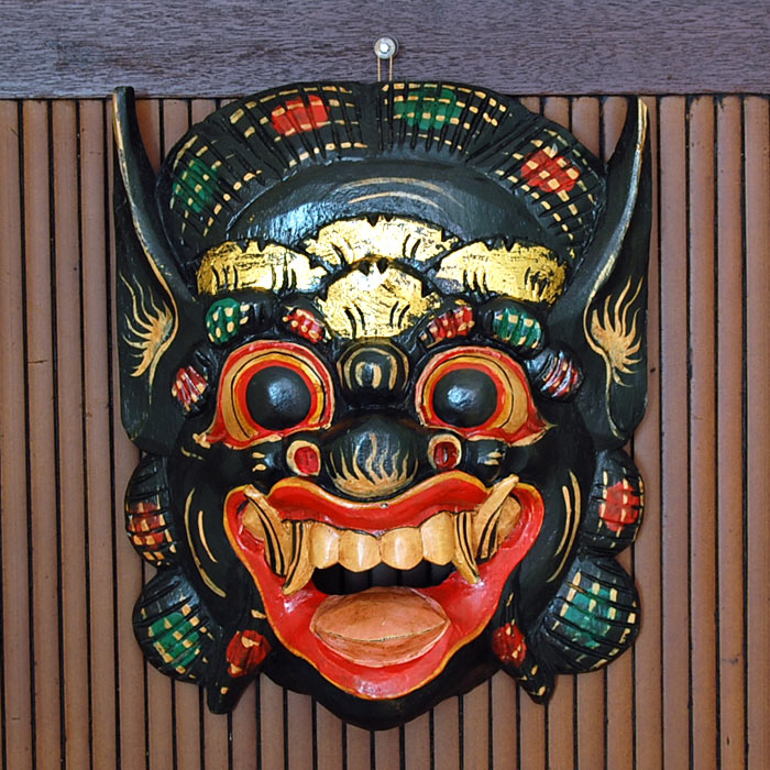 楽天市場】バロンのお面 ブラック バリ 雑貨 アジア雑貨 アジアン雑貨