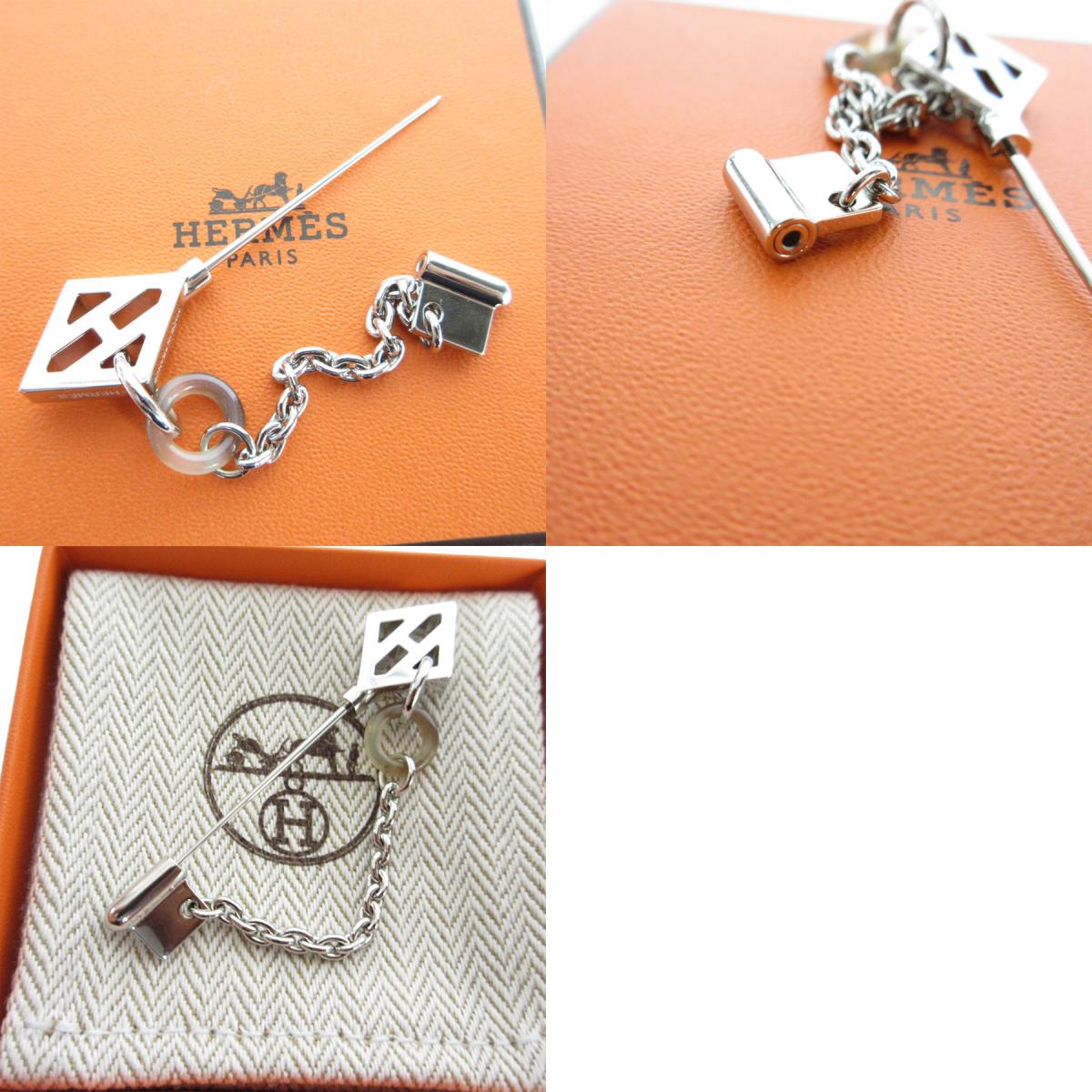 楽天市場】エルメス HERMES ブローチ メタル/バッファローホーン