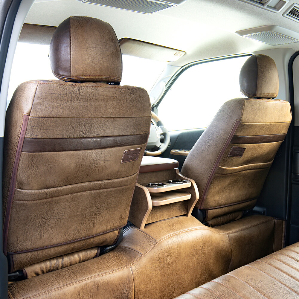 楽天市場】【アンティーク レザーシートカバー Ver.2】 ハイエース