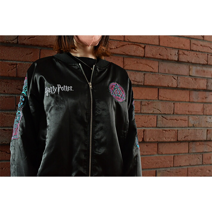 楽天市場】ハリーポッター スカジャンF ディメンターズキス柄 [No