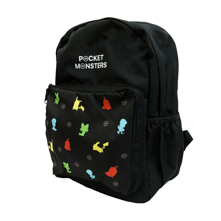 楽天市場】ポケモン リュック 22L 黒 DPK3-4800 : ランドセルと文房具