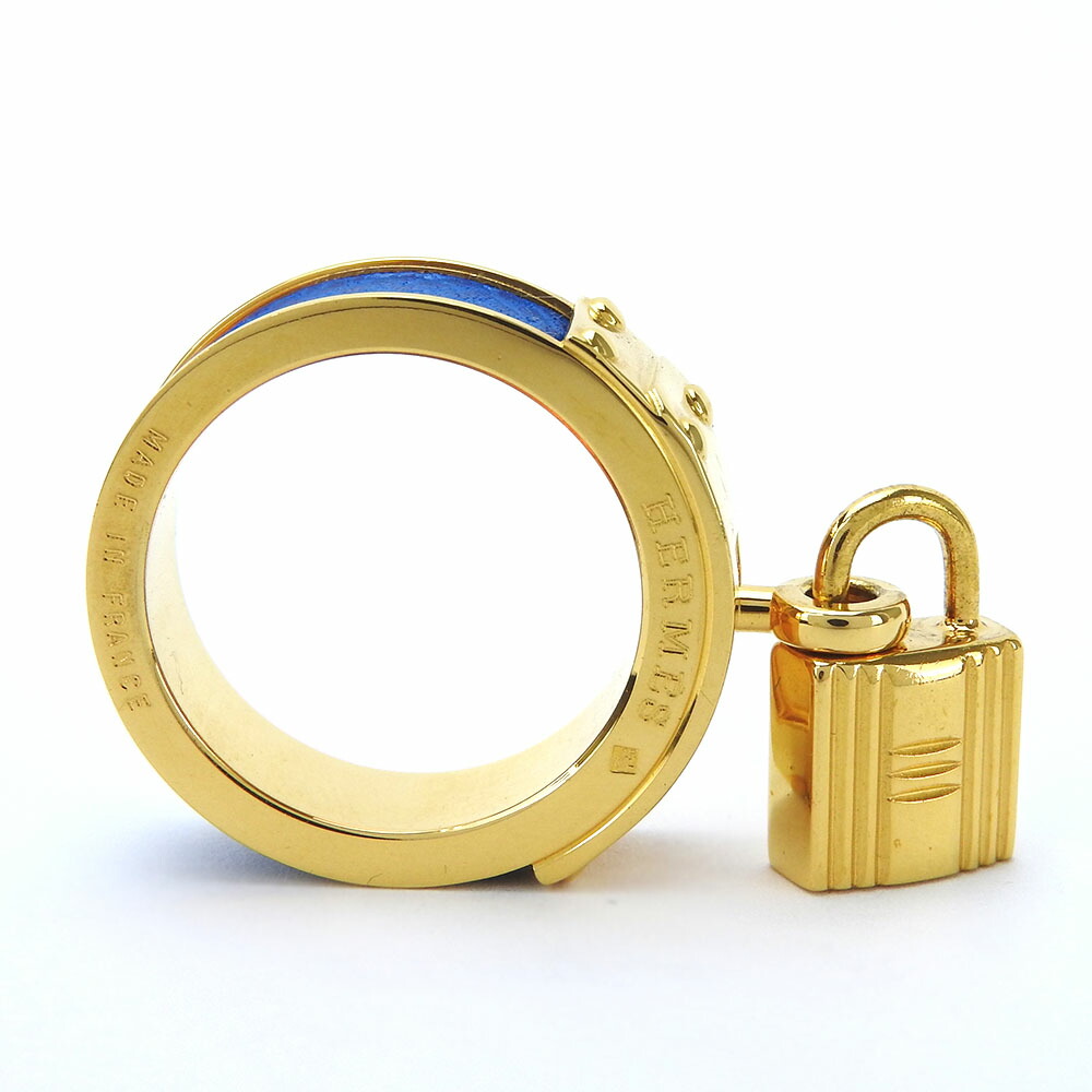 楽天市場】【中古】エルメス スカーフリング ケリー カデナ モチーフ