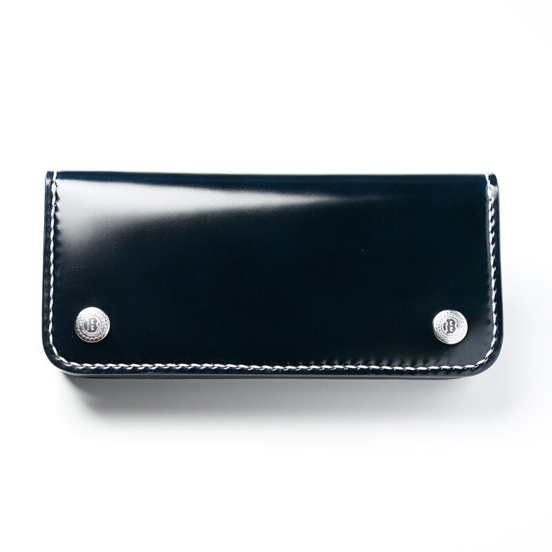 楽天市場】ロングトラッカーズウォレット コードバン本藍染め【財布/長