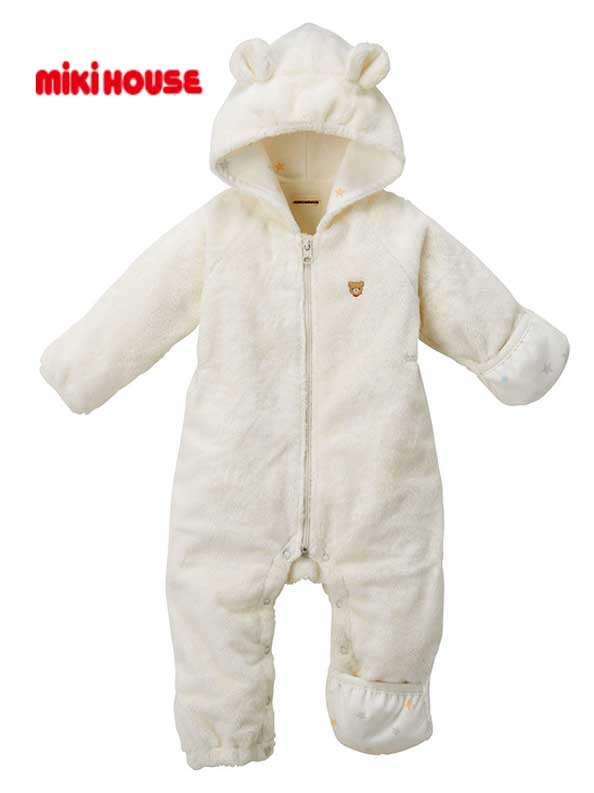 楽天市場】【ミキハウス】マイクロファーカバーオール【43-1207-498