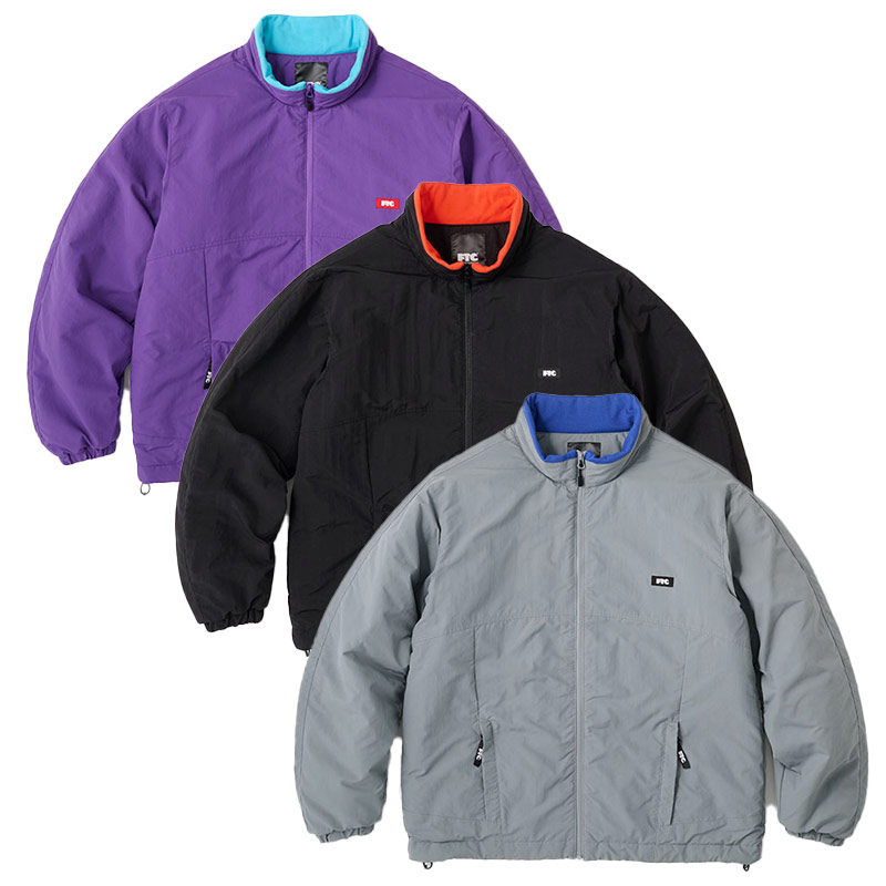 FTC ナイロンジャケット Mサイズ ブラック/グレー