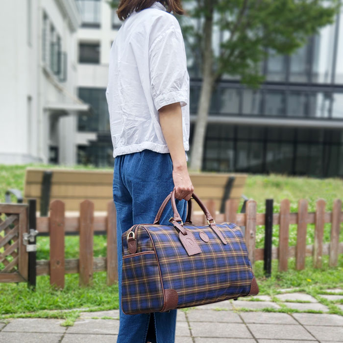 楽天市場】ボストンバッグ トラベルバッグ 旅行鞄 おしゃれなチェック