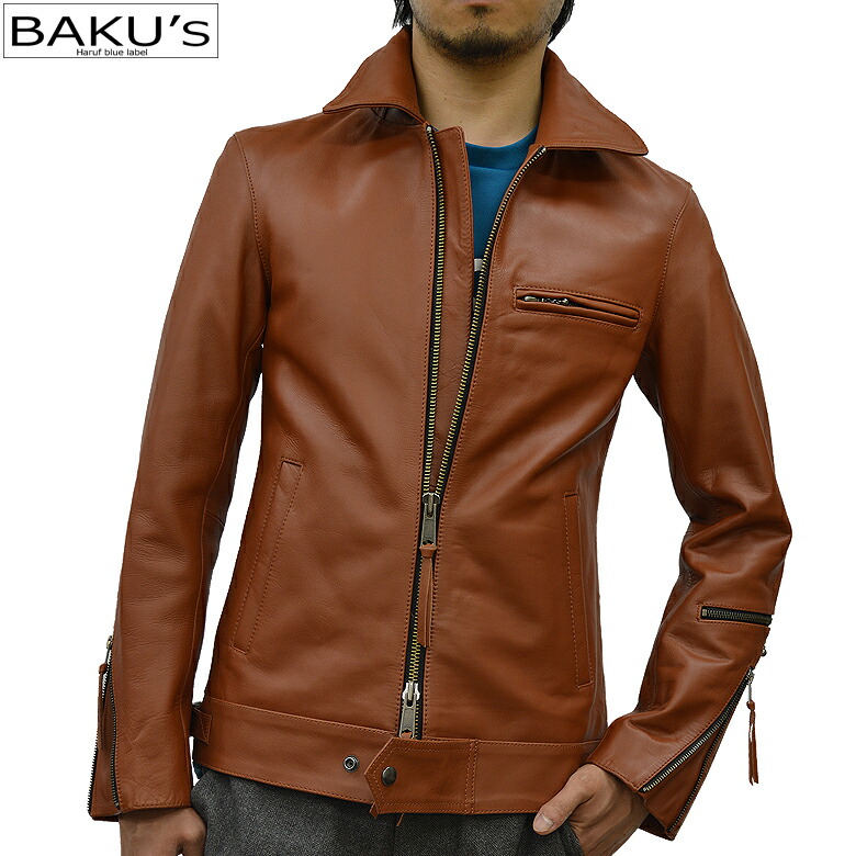 楽天市場】本革 レザーライダースジャケット レザージャケット 革