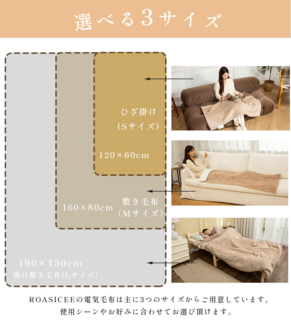 楽天市場】【《在庫一掃》赤字覚悟の大特価！ 】電気毛布 掛け敷き