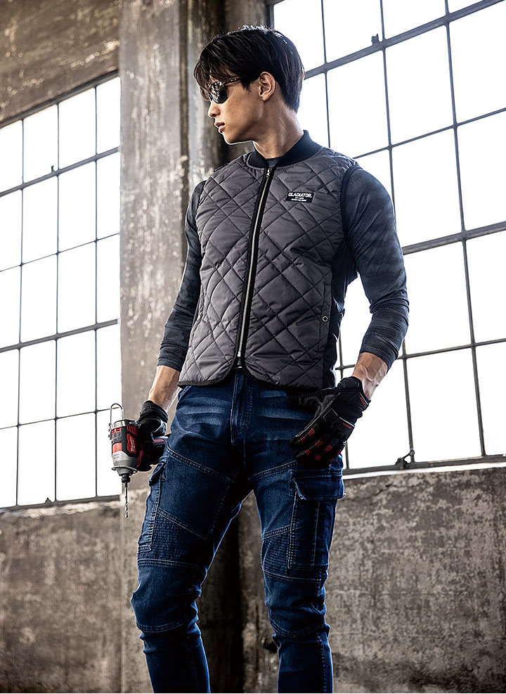 楽天市場】防寒ベスト ボルトヒート キルティングベスト コーコス G