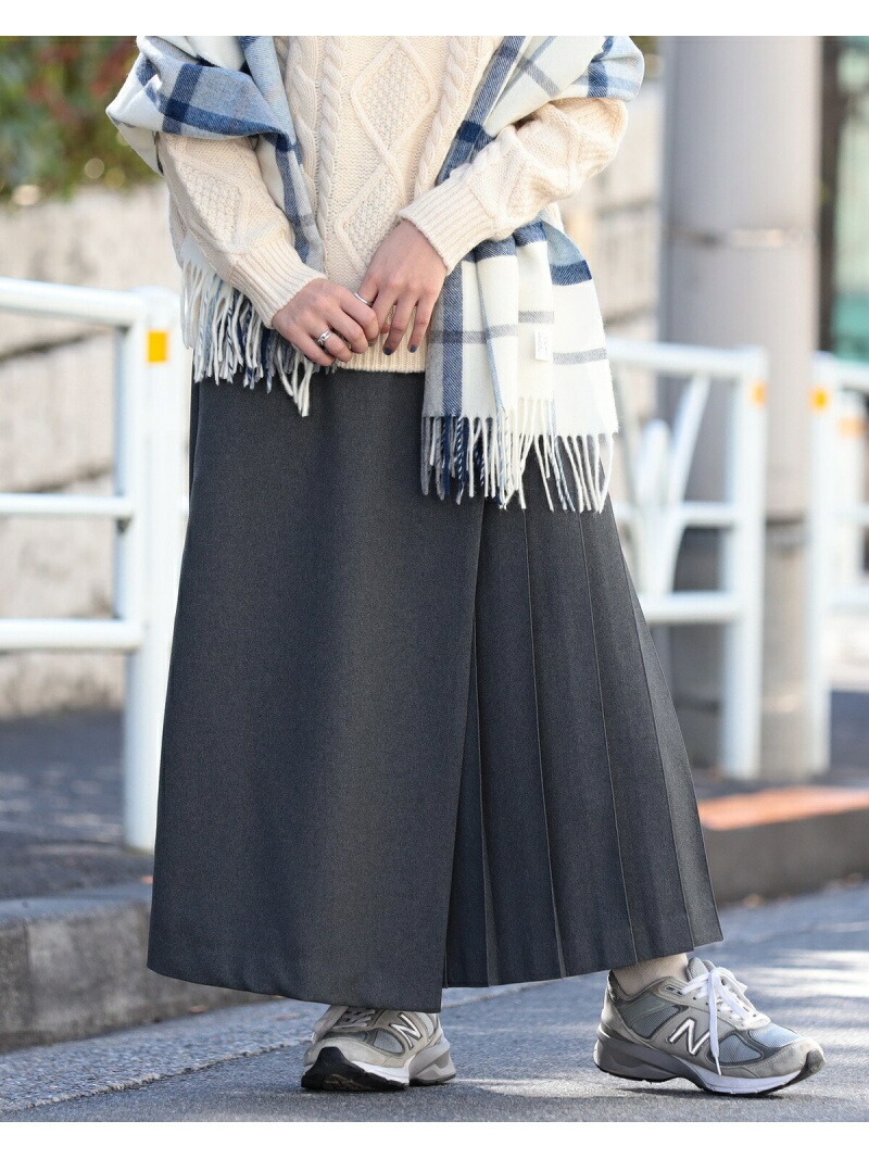 楽天市場】【SALE／50%OFF】BEAMS BOY / ポリエステル ラップ プリーツ