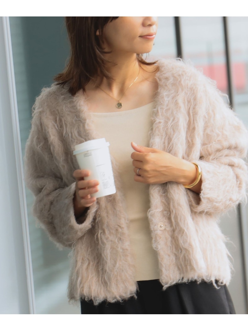 楽天市場】【SALE／60%OFF】シャギー ニット カーディガン B:MING by