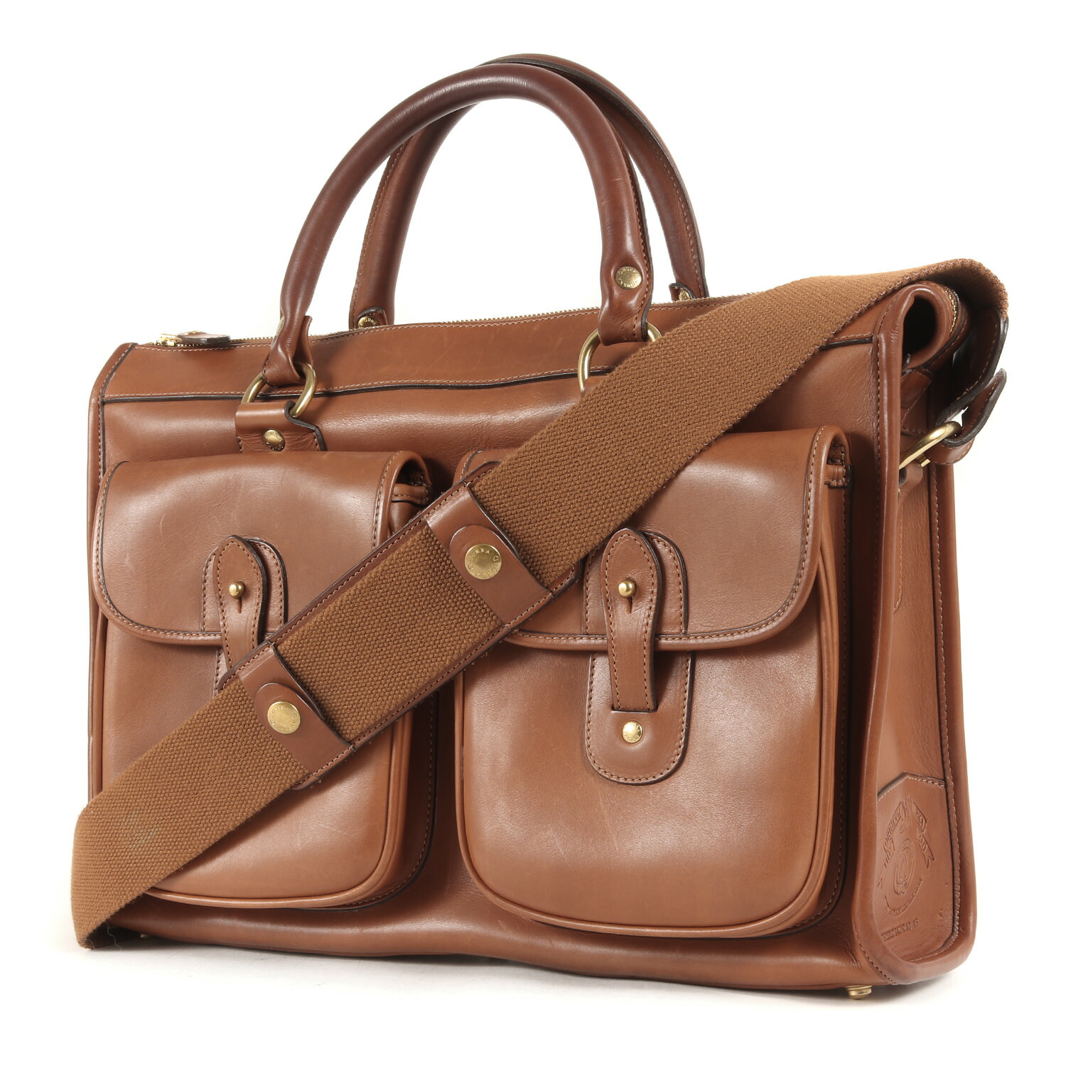 楽天市場】GHURKA グルカ エグザミナー レザー ブリーフケース