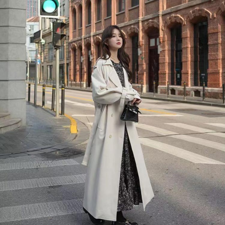 楽天市場】マキシ丈 コート レディース トレンチコート 超ロング丈