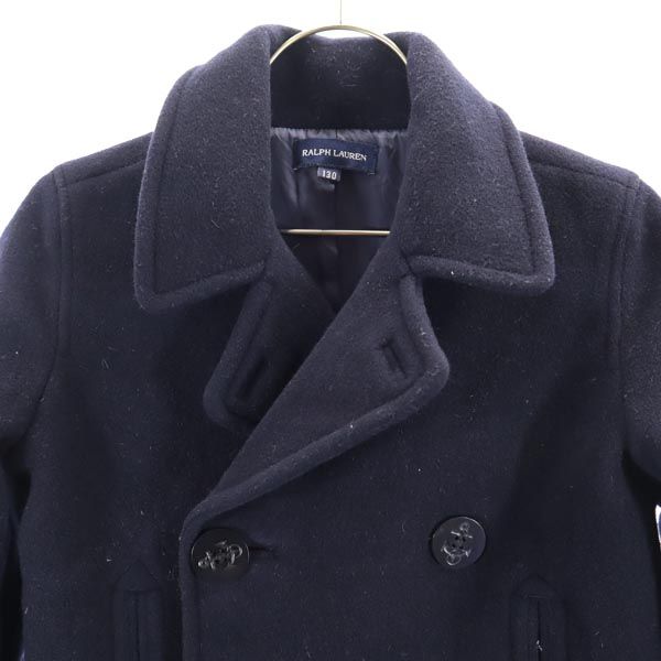 楽天市場】古着 RALPH LAUREN ラルフローレン ピーコート 130 ネイビー