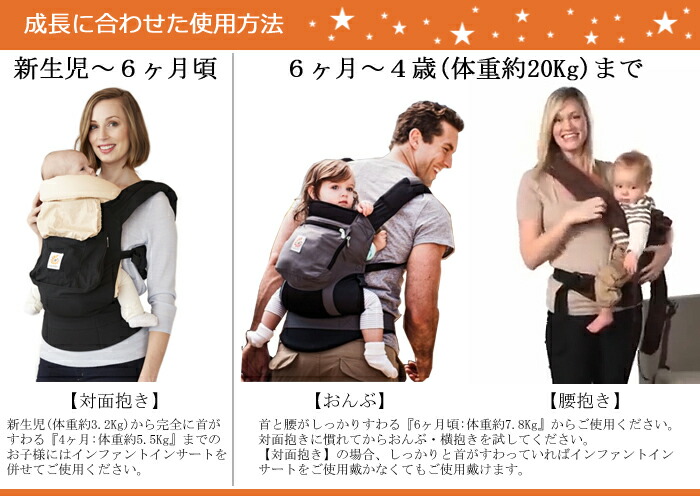 楽天市場】税込5,400円以上送料無料 エルゴベイビー インファント