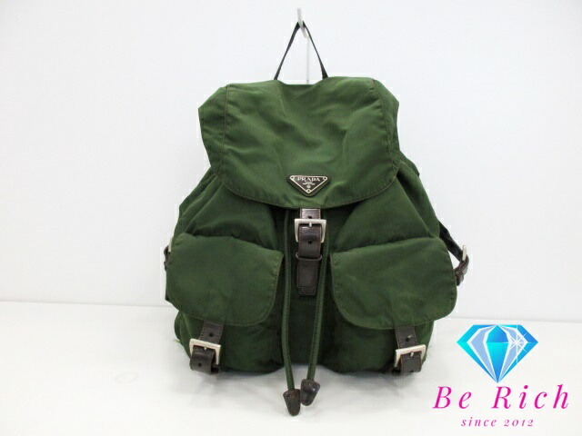 楽天市場】プラダ PRADA バックパック リュックサック B2911 カーキ