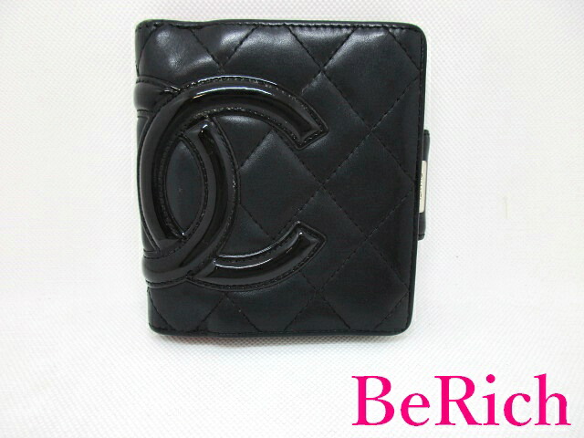 楽天市場】シャネル CHANEL がま口 二つ折り財布 A26720 カンボン