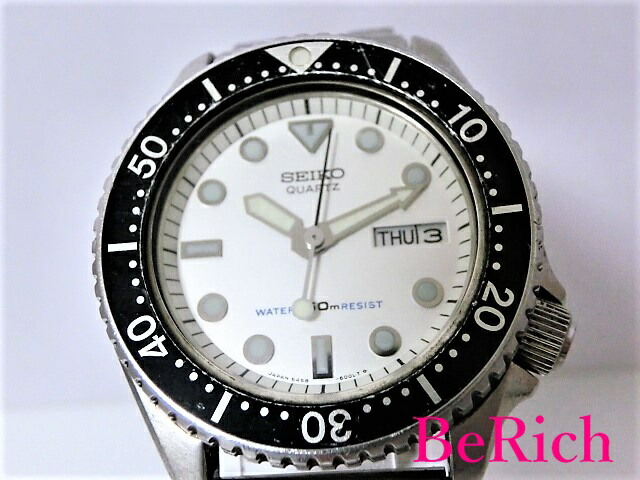 楽天市場】セイコー 6458-600B メンズ 腕時計 ダイバー デイデイト