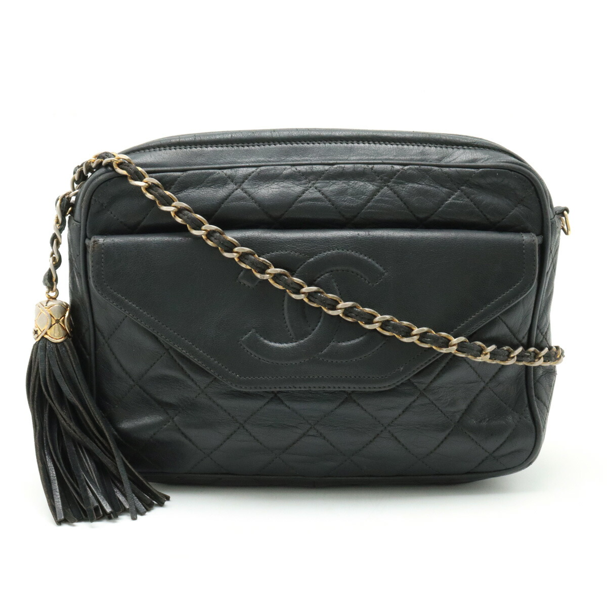 楽天市場】【バッグ】CHANEL シャネル ココマーク マトラッセ フリンジ