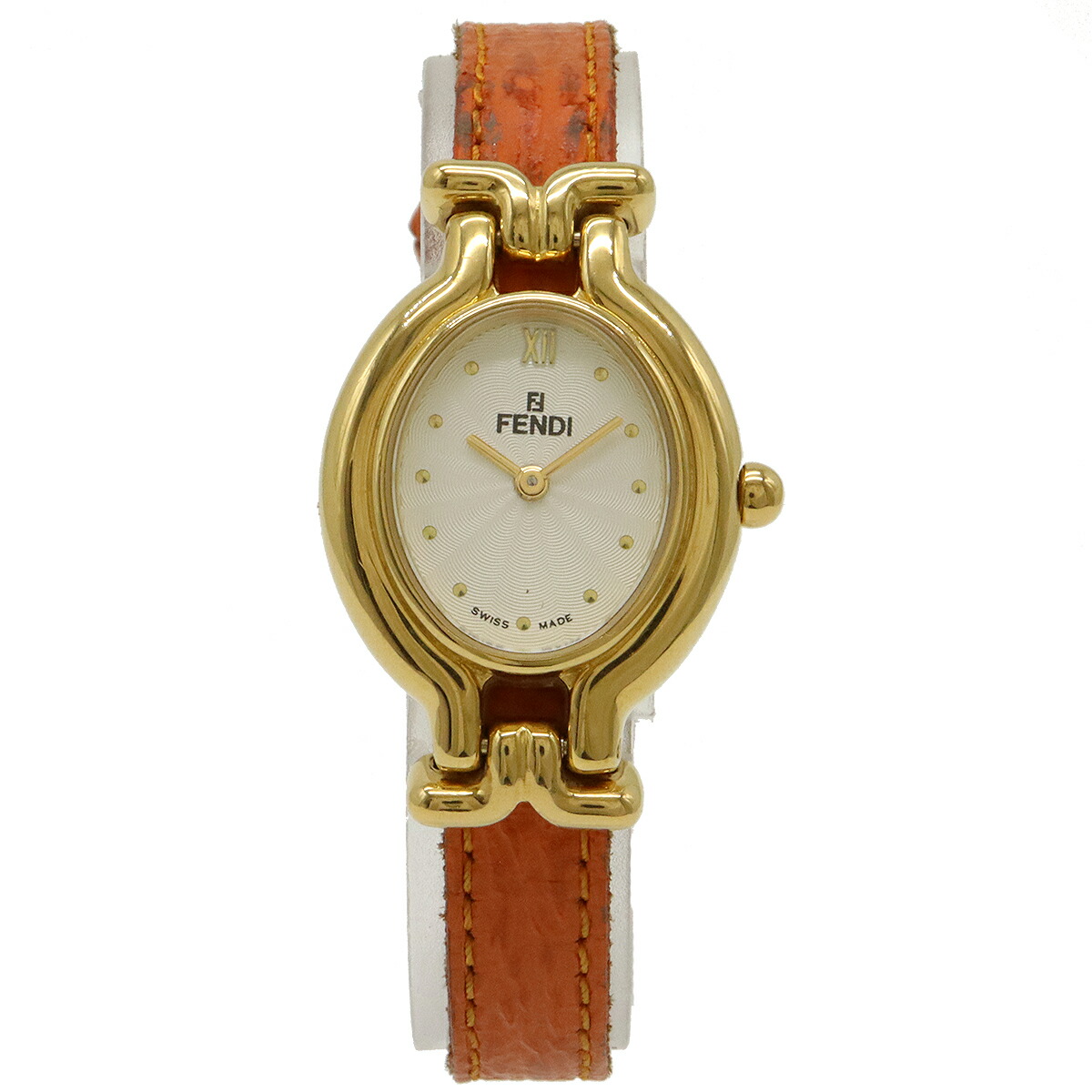 楽天市場】FENDI フェンディ チェンジベルト GP 革ベルト シルバー文字