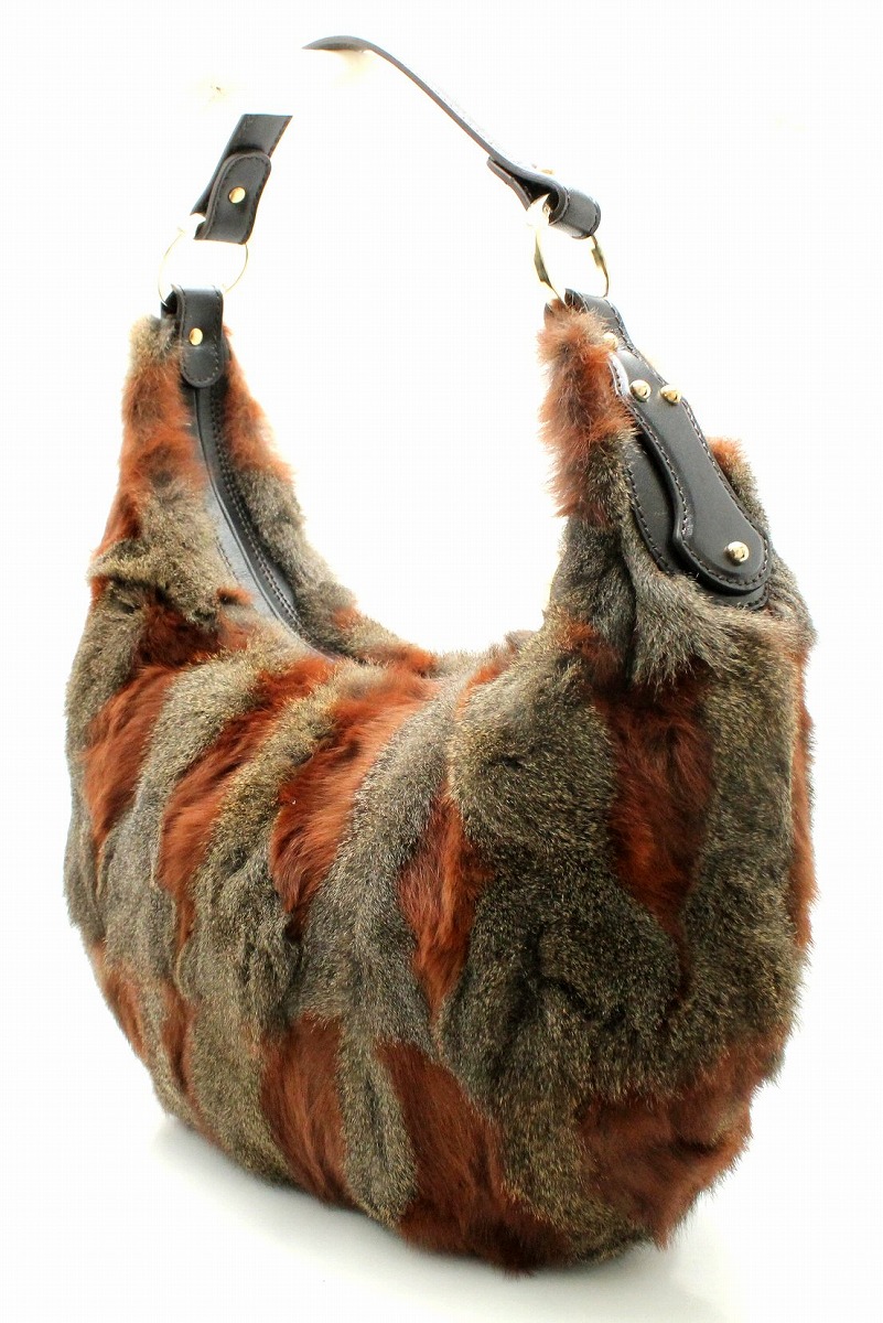 楽天市場】【バッグ】FENDI フェンディ ファー ラビット ショルダー