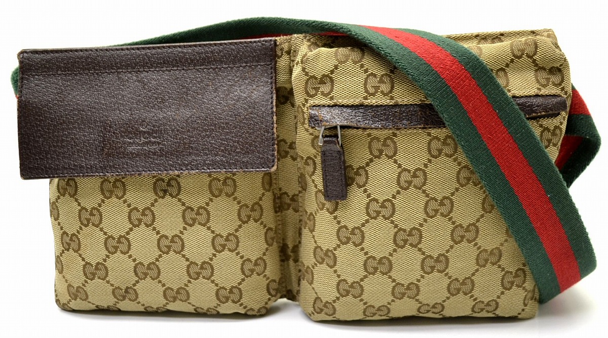 楽天市場】【バッグ】GUCCI グッチ GGキャンバス ウェビングライン