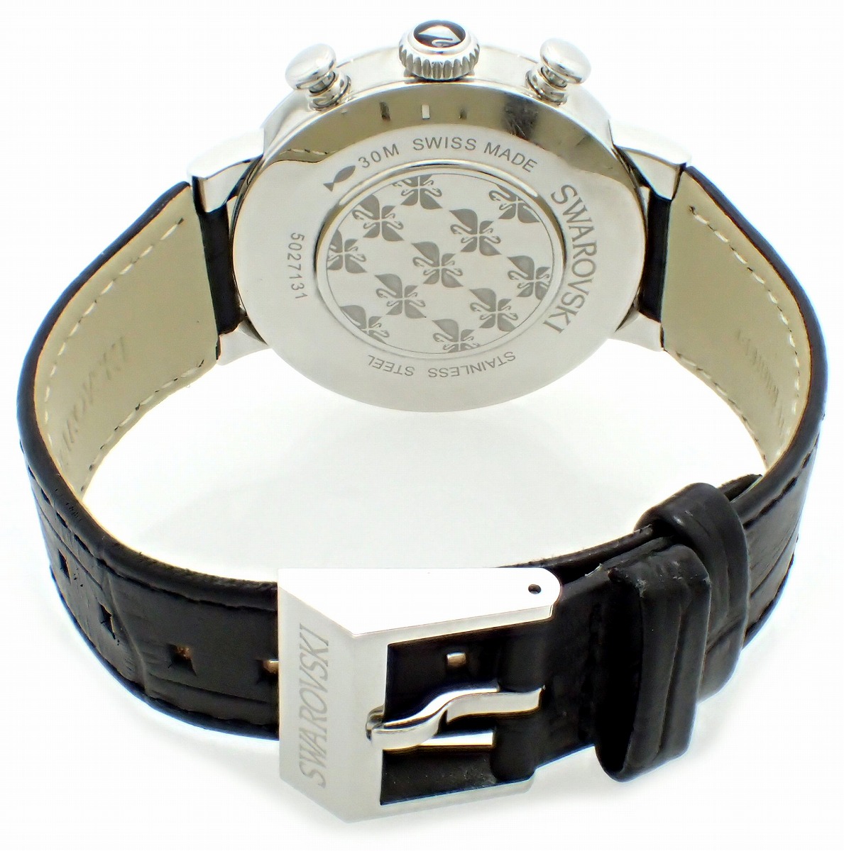 楽天市場】【ウォッチ】SWAROVSKI スワロフスキー クロノグラフ デイト