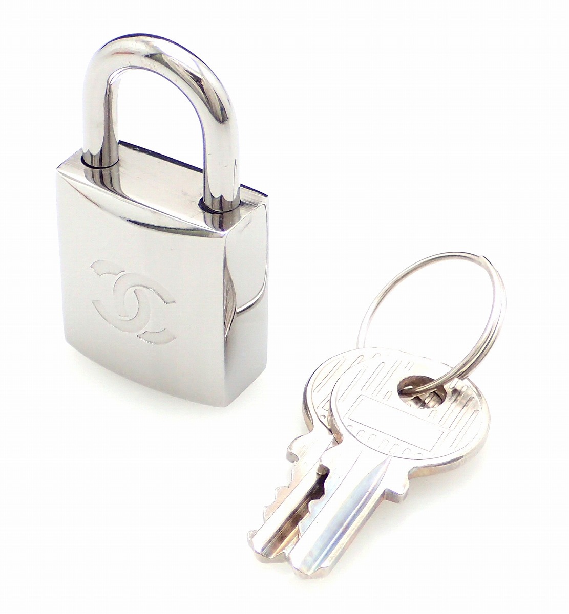 楽天市場】CHANEL シャネル カギ カデナ パドロック 南京錠 キー2つ