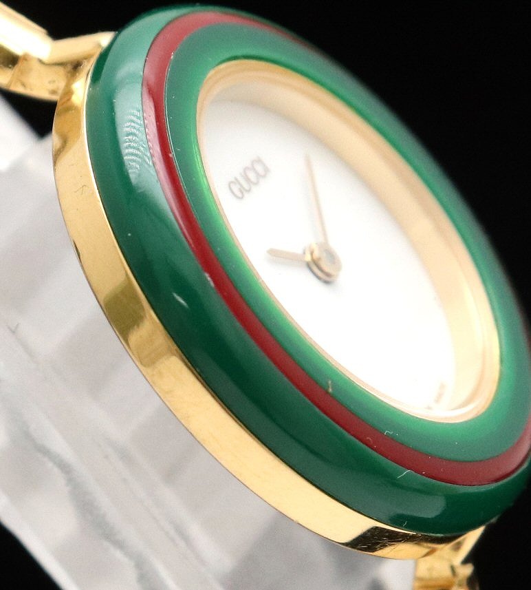 楽天市場】【ウォッチ】GUCCI グッチ チェンジベゼル ホワイト文字盤