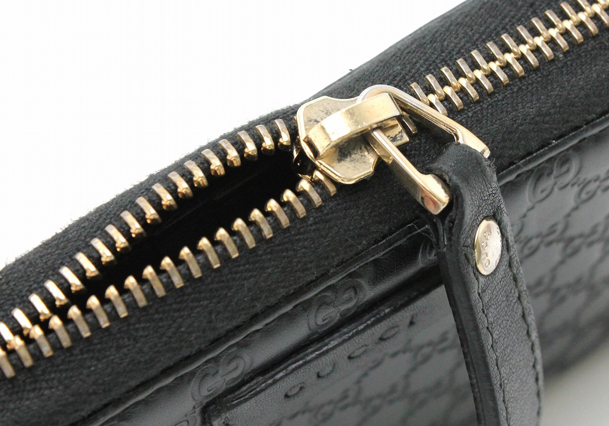 楽天市場】【財布】GUCCI グッチ マイクログッチシマ レザー 2つ折 長