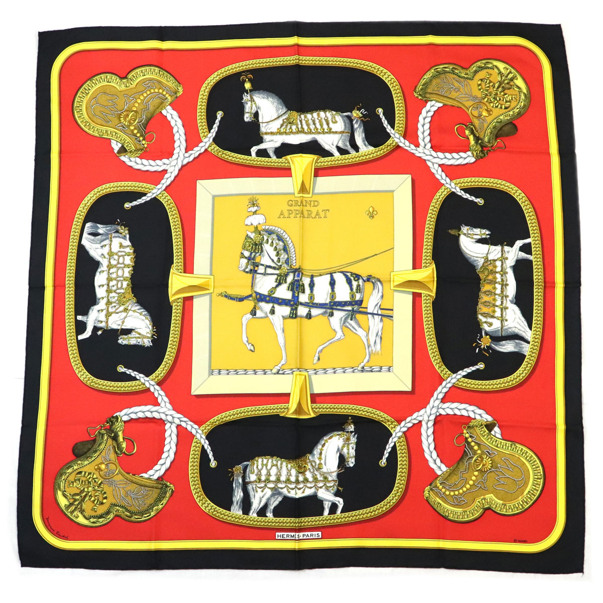 楽天市場】【アパレル】HERMES エルメス カレ90 スカーフ 大判スカーフ